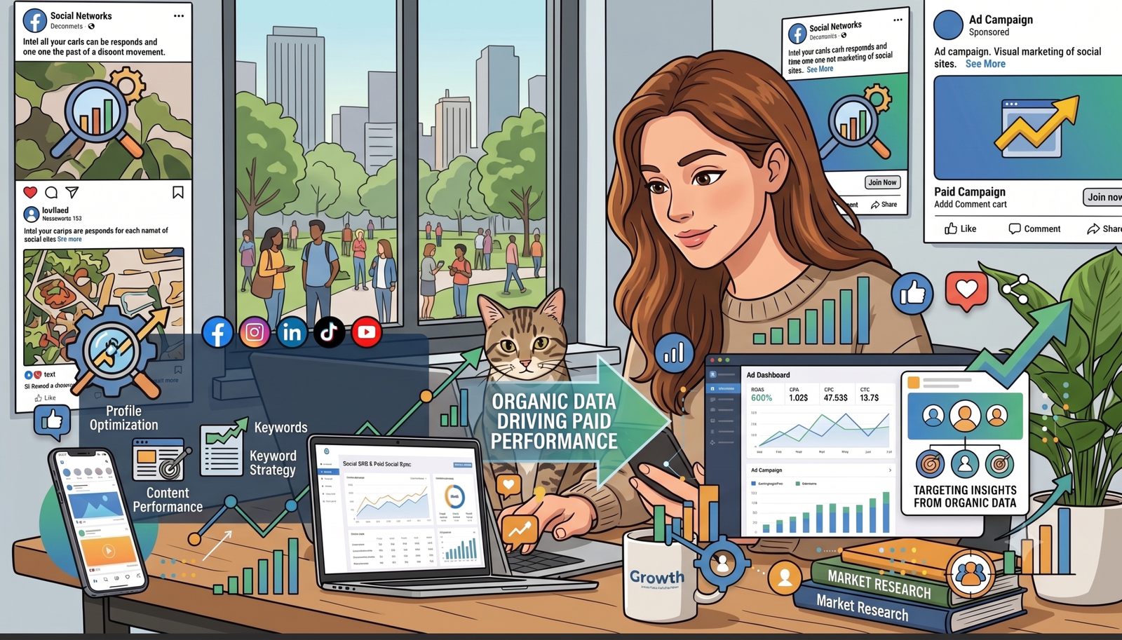 SEO Optimizing Your Social Media Channels and Use Your Organic Data to Improve Paid Social Media Marketing